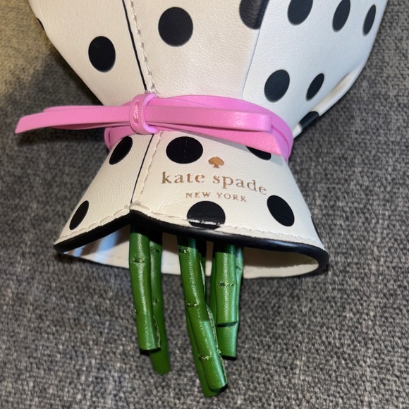 Kate Spade Polka Dot Flower Bouquet Crossbody Bag - Picture 3 of 7